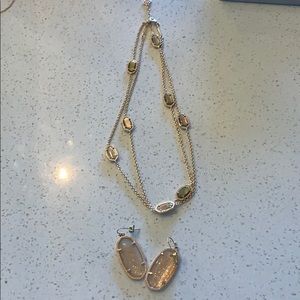 Kendra Scott Rose gold set